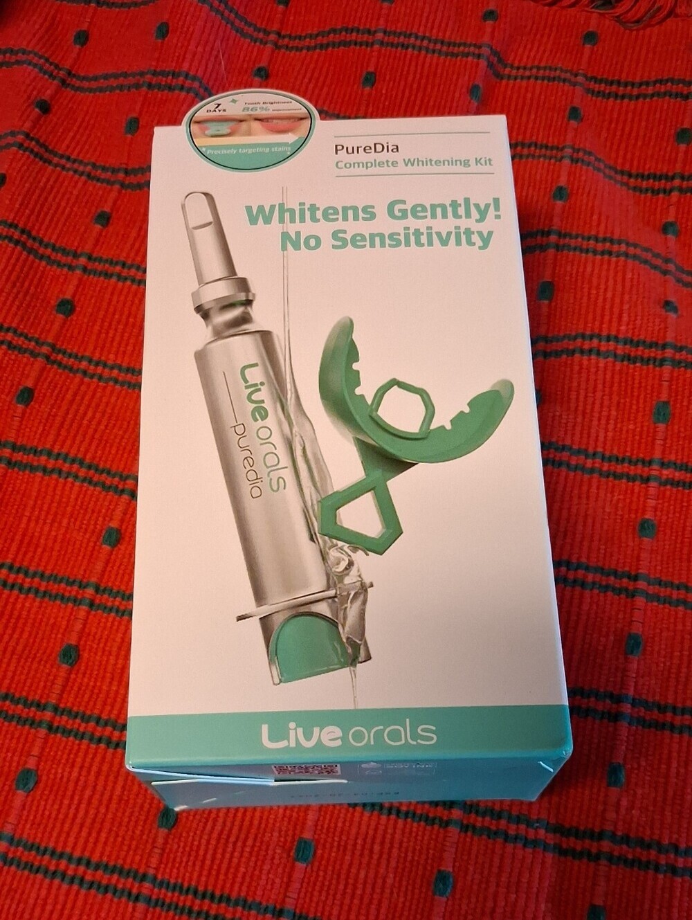 New PureDia Live Orals Teeth Whitening Kit